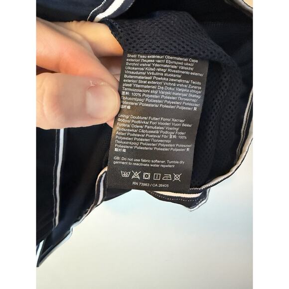 Helly Hansen Women's Koster Rain Jacket XL Navy Hooded Waterproof Rain Coat NWT - Picture 9 of 15